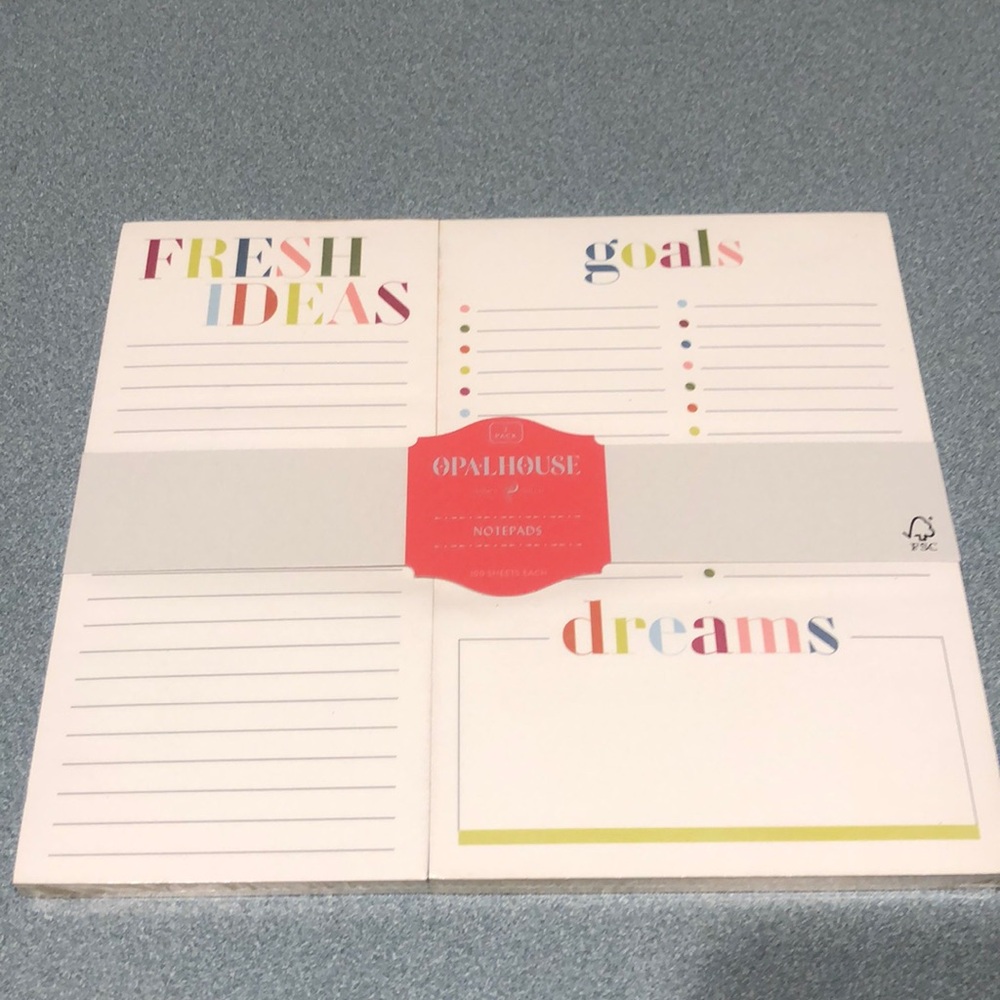 Opal House Notepads